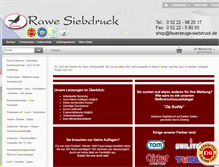 Tablet Screenshot of feuerzeuge-siebdruck.de